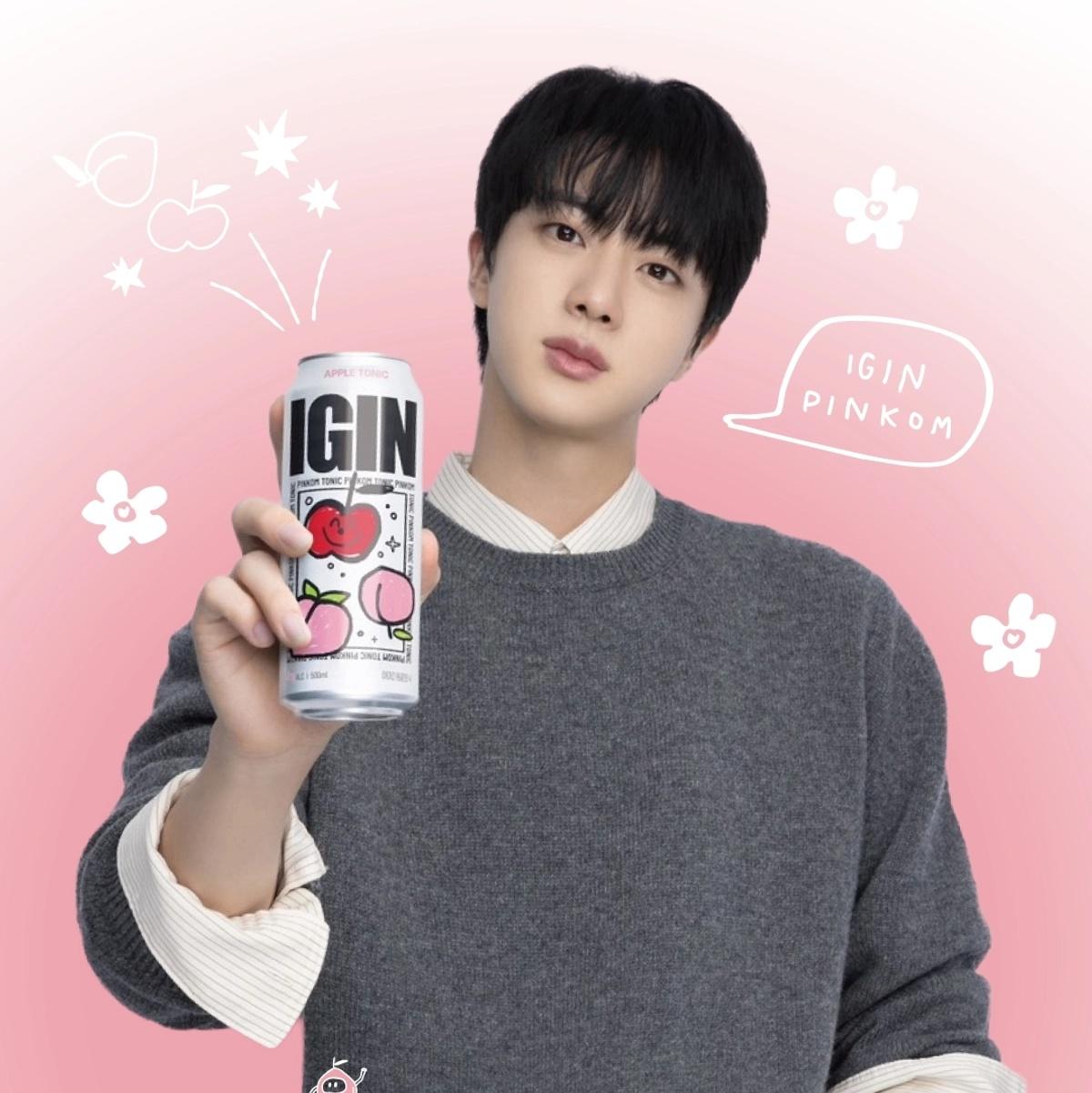 BTS jin ジン ロンT ピンク Lサイズ BTS | Jin L/S Tee (Pink)